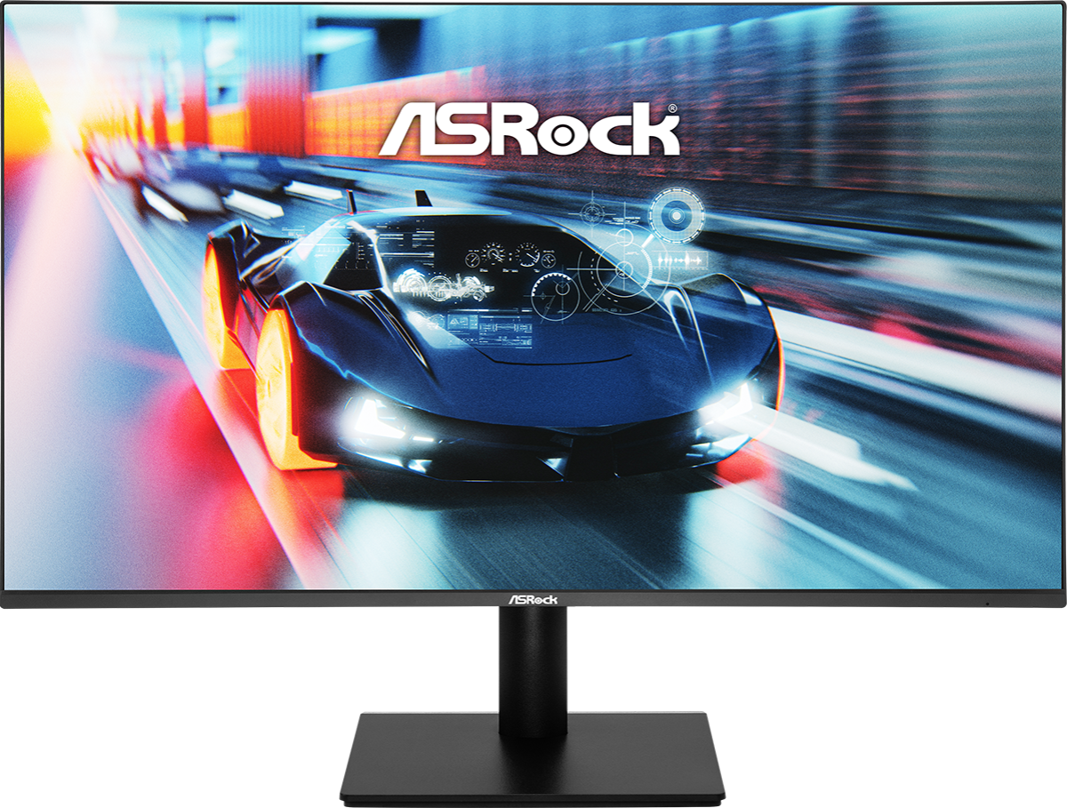 Монитор Геймърски ASRock CL25FFA 24.5" IPS FHD (1920x1080), 120Hz, 1ms, Черенна ниска цена с бърза доставка - BestPC.BG