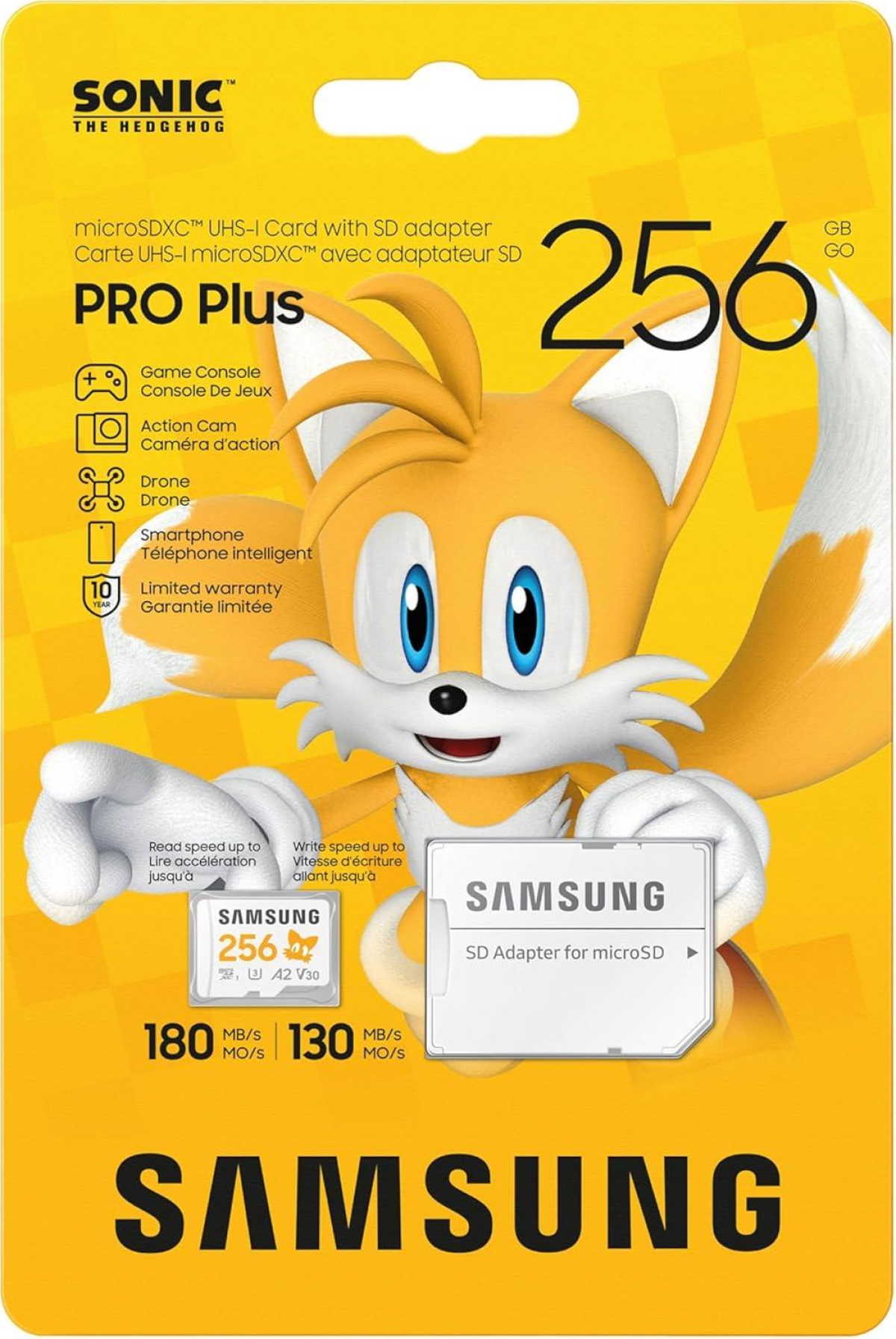 Samsung SONIC PRO PLUS, microSDXC, UHS-I, 256GBна ниска цена с бърза доставка - BestPC.BG