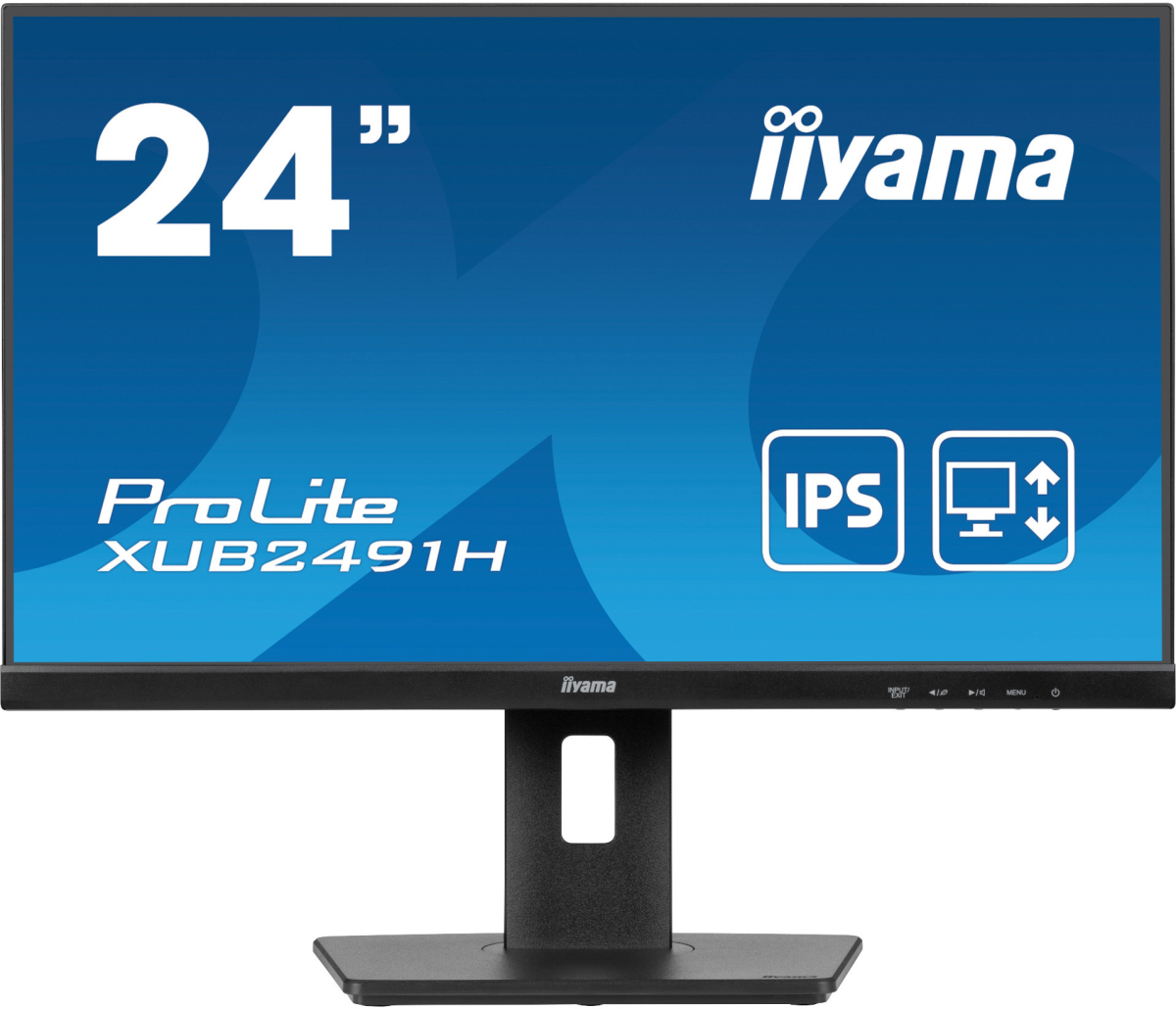 Монитор IIYAMA XUB2491H-B1, 23.8\'\' IPS LED panel, 16:9, FHD 1920x1080, 300cd/m2, 1300:1, 80M:1, 100Hz, 0.5ms, Adaptive Sync, Flicker freeна ниска цена с бърза доставка - BestPC.BG