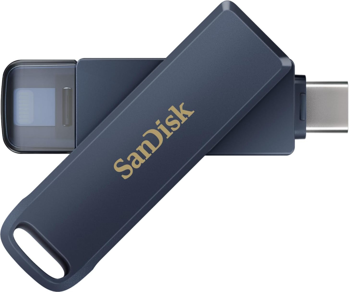 SanDisk Phone Drive for iPhone - 64GB,USB-A/ USB-C,100Mb/sна ниска цена с бърза доставка - BestPC.BG