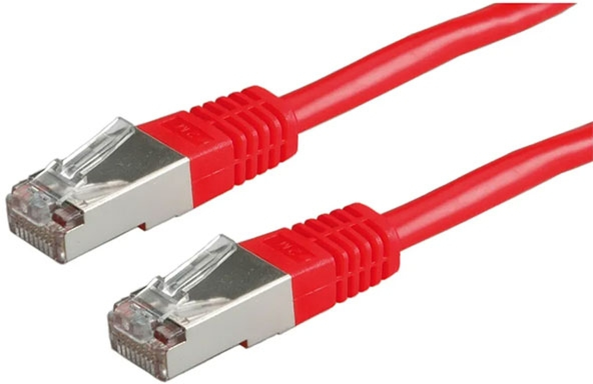 Медна пач корда Patch cable FTP Cat. 5e 1m, Red, 21.15.0131на ниска цена с бърза доставка - BestPC.BG