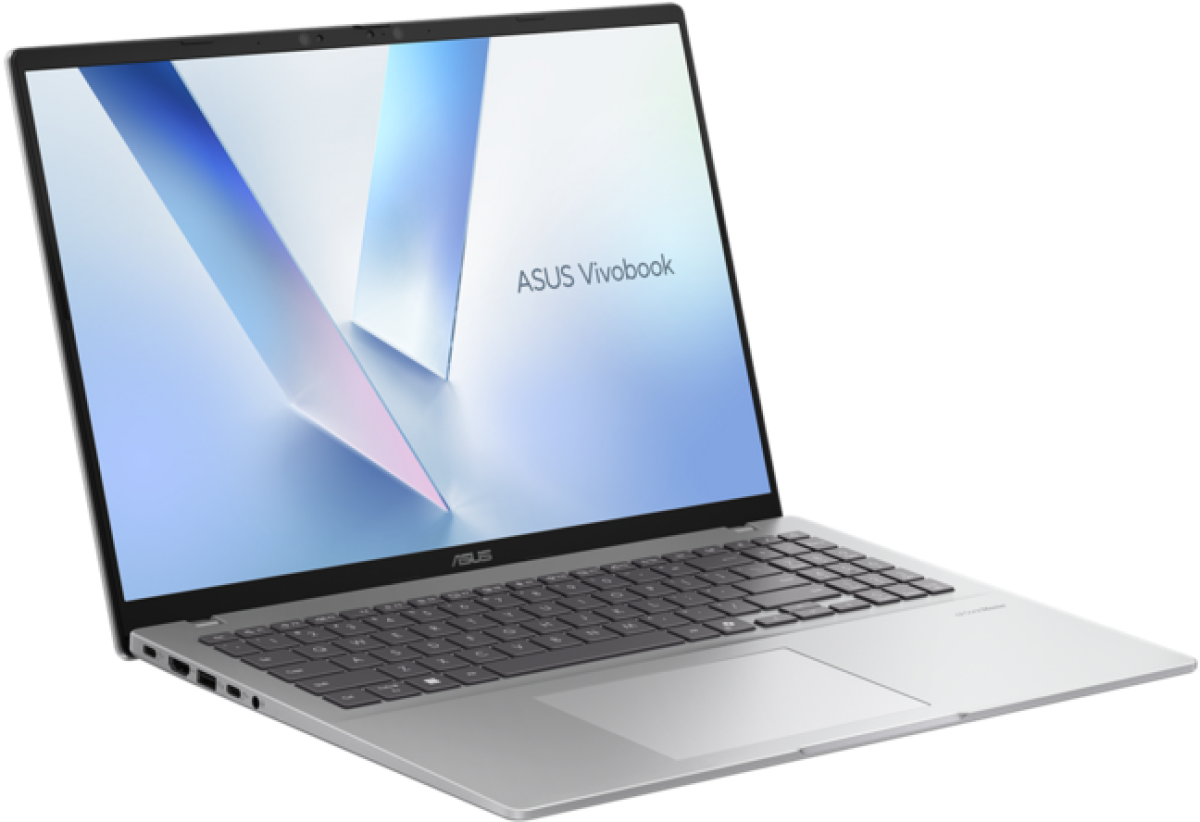 Лаптоп ASUS Vivobook 16 X1607QA-MB006W, 16.0", Full HD+, Qualcomm Snapdragon X X1-26-100, 16 GB LPDDR5X, 512 GB SSD, Сребристна ниска цена с бърза доставка - BestPC.BG