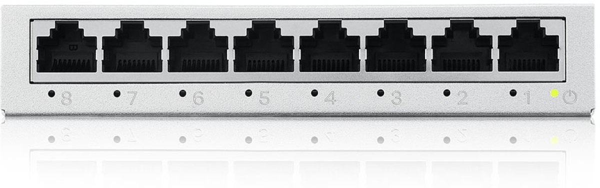 Комутатор/Суич Zyxel GS-108B V5 8-Port MINI Desktop Gigabit Ethernet Switchна ниска цена с бърза доставка - BestPC.BG