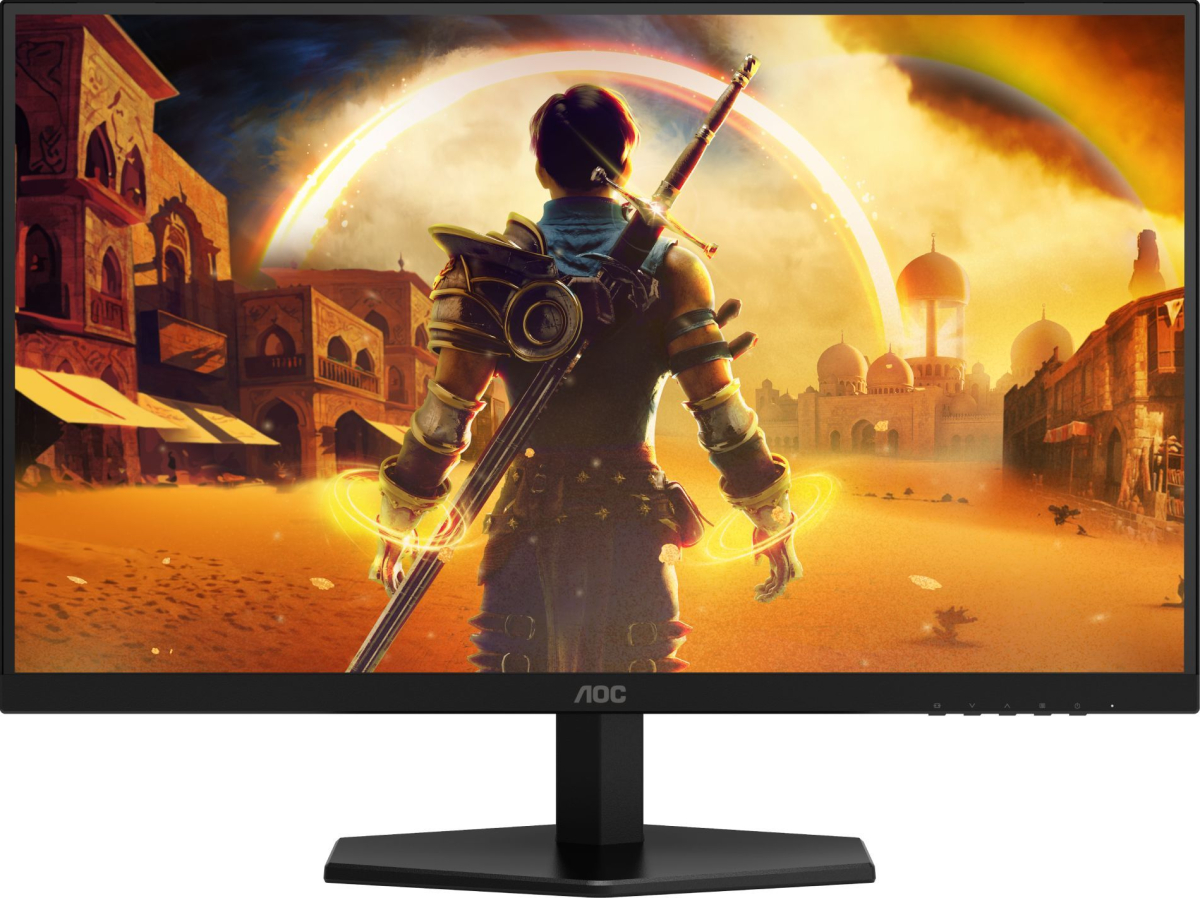 Монитор AOC Q27G42XE, 27" IPS WLED, 2560x1440@180Hz, 1ms GtG, 0.5ms MPRT, 300cd m-2, 1000:1, Low Blue Light, 2xHDMI, DPна ниска цена с бърза доставка - BestPC.BG