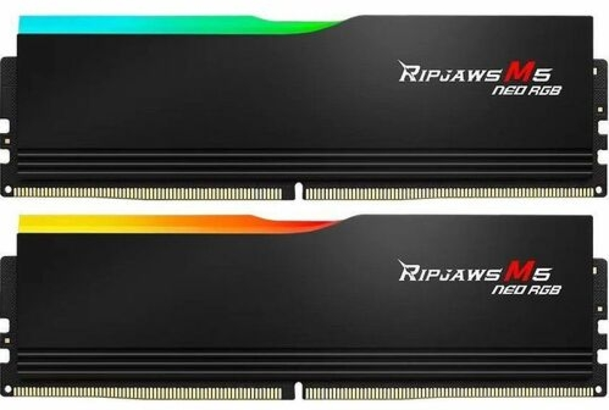 Памет G.SKILL Ripjaws M5 Neo RGB Black 32GB(2x16GB) DDR5-6000 - AMD EXPOна ниска цена с бърза доставка - BestPC.BG