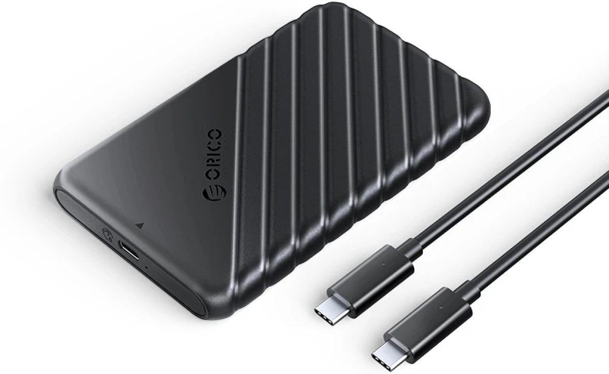 Кутия/Чекмедже за HDD Orico външна кутия за диск Storage - Case - 2.5 inch USB-C Black - 25PW1C-C3-BKна ниска цена с бърза доставка - BestPC.BG