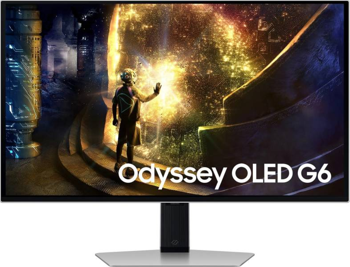 Монитор Геймърски Monitor Gaming Samsung Odyssey LS27DG610SUXEN G6, 2560x1440 16:9 OLED 240Hz, 0.03 ms, 250 cd/m2, HDMI, DisplayPortна ниска цена с бърза доставка - BestPC.BG