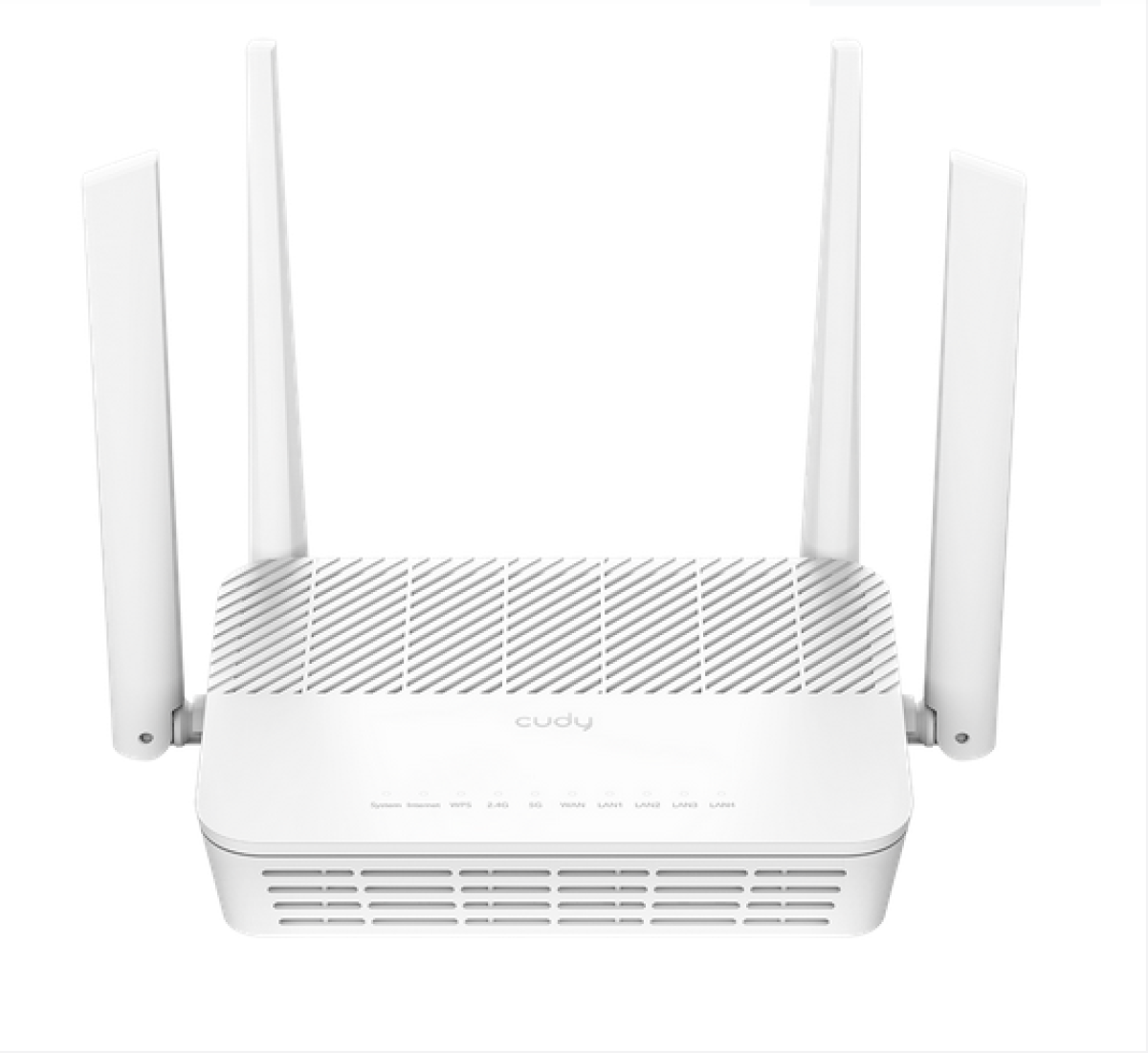 Безжичен рутер Cudy WR3000H, AX3000, 2.4-5 GHz, 1x 2.5Ghz WAN port, 10-100-1000на ниска цена с бърза доставка - BestPC.BG