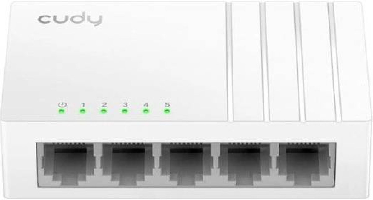 Комутатор/Суич Cudy GS105U - 5 портов, 10/100/1000, Auto-MDI/MDIX, USB-C Portна ниска цена с бърза доставка - BestPC.BG