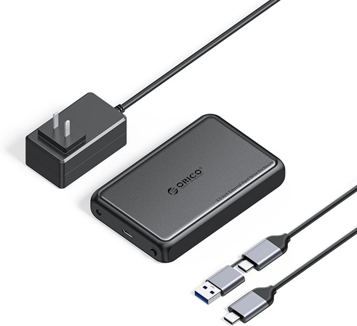 Кутия/Чекмедже за HDD Storage - Case - 3.5 inch USB-C black - DDL35-C3-EU-BKна ниска цена с бърза доставка - BestPC.BG