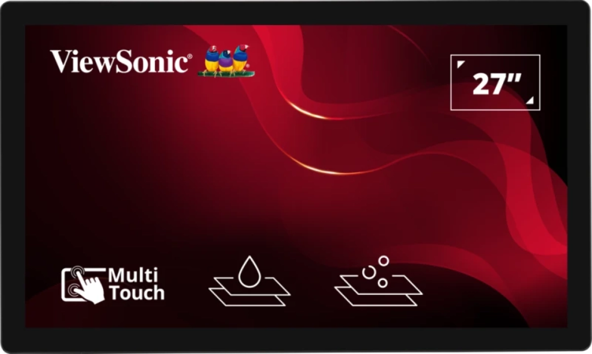Монитор VIEWSONIC Touchscreen LED open frame 27inch Full HD 16:9 PCAP 300 nits mat glasна ниска цена с бърза доставка - BestPC.BG
