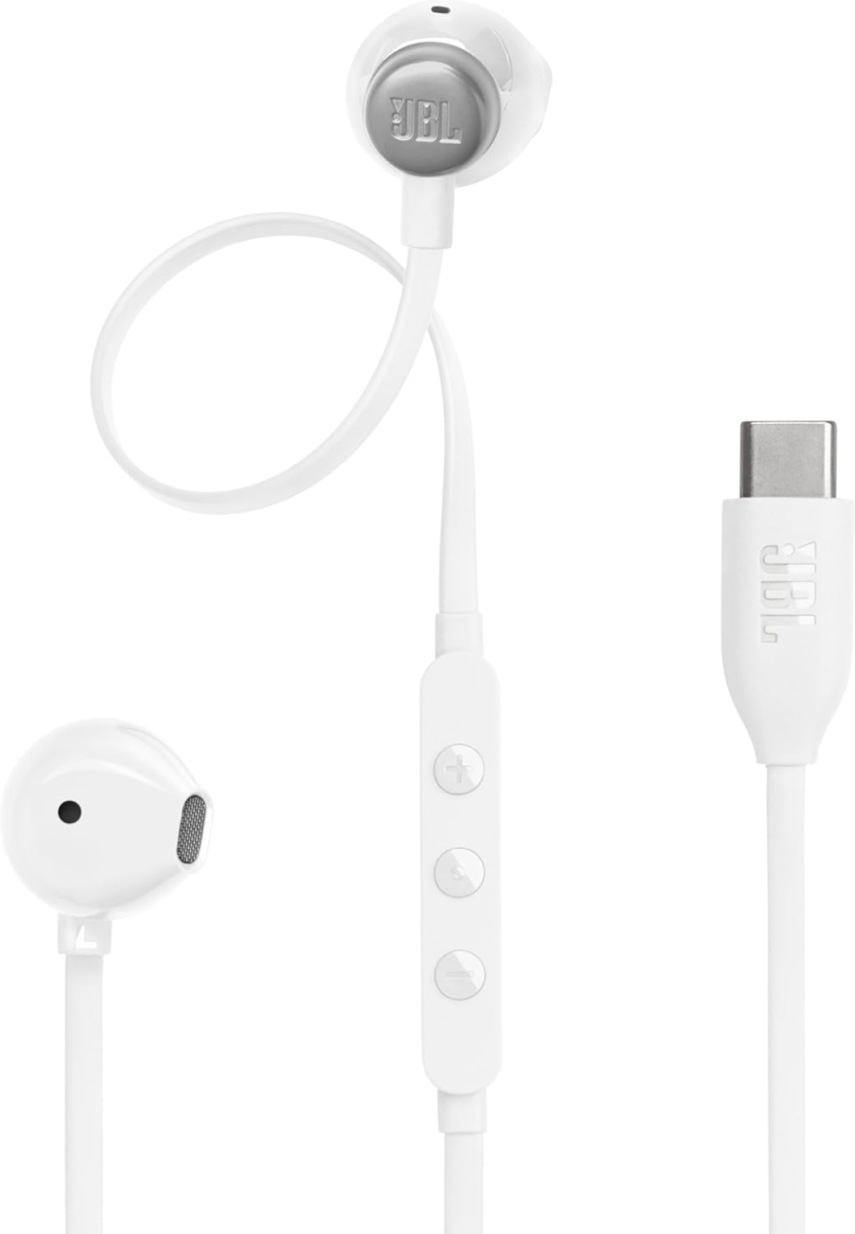 Слушалки JBL T305C WHT USB-C In-ear headphonesна ниска цена с бърза доставка - BestPC.BG