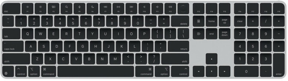 Клавиатура Apple Magic Keyboard (2024) w Touch ID and Numeric Keypad - US English - Black Keysна ниска цена с бърза доставка - BestPC.BG