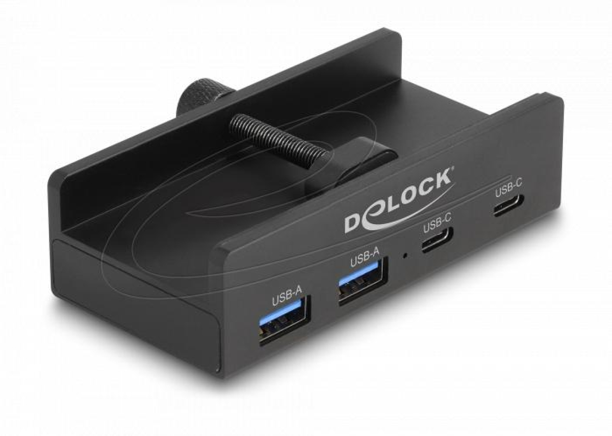Delock USB Хъб, 4 порта, 5 Gbps, 2 x USB-A, 2 x USB-Cна ниска цена с бърза доставка - BestPC.BG