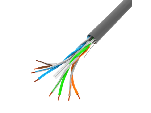 Инсталационен LAN кабел  Lanberg LAN cable CAT.6 utp 305m solid cu grey fluke passedна ниска цена с бърза доставка - BestPC.BG