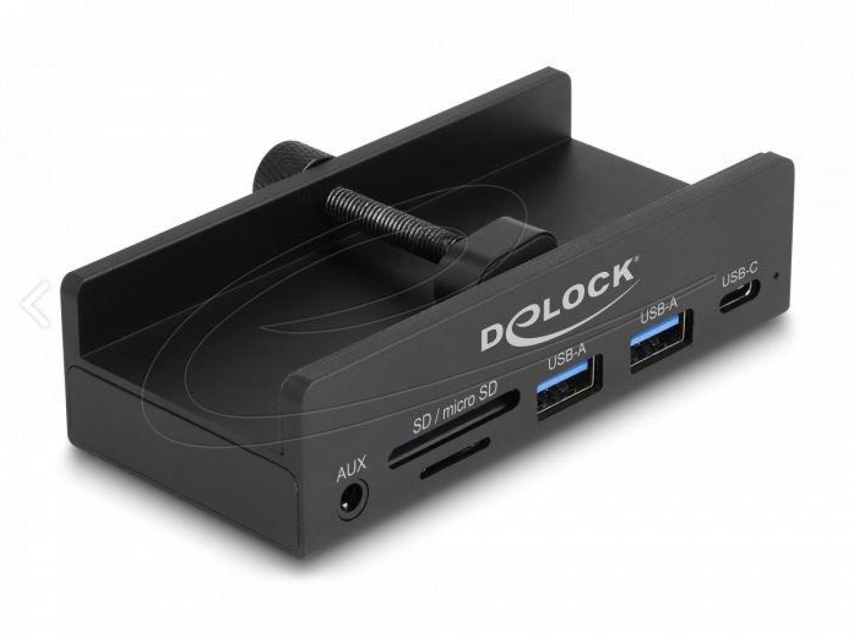 Външен USB Хъб, 3-порта, 5 Gbps, 2 x USB-A, 1 x USB-C, четец на карти с 2 слотана ниска цена с бърза доставка - BestPC.BG