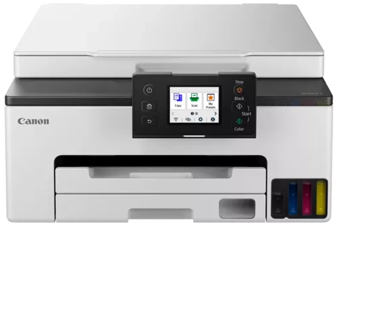 Мултифункционално у-во Canon MAXIFY GX1040 - 2.7" сензорен LCD екран, Касета за 250 листа, USB, Wi-Fi и Ethernetна ниска цена с бърза доставка - BestPC.BG
