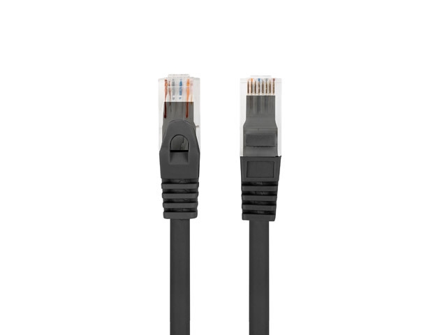 Медна пач корда Lanberg patchcord CAT.6 utp lszh cu 0.5m black fluke passedна ниска цена с бърза доставка - BestPC.BG