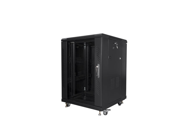 Шкаф за техника - Rack Lanberg rack cabinet 19" free-standing 15U-600x600 (flat pack) blackна ниска цена с бърза доставка - BestPC.BG