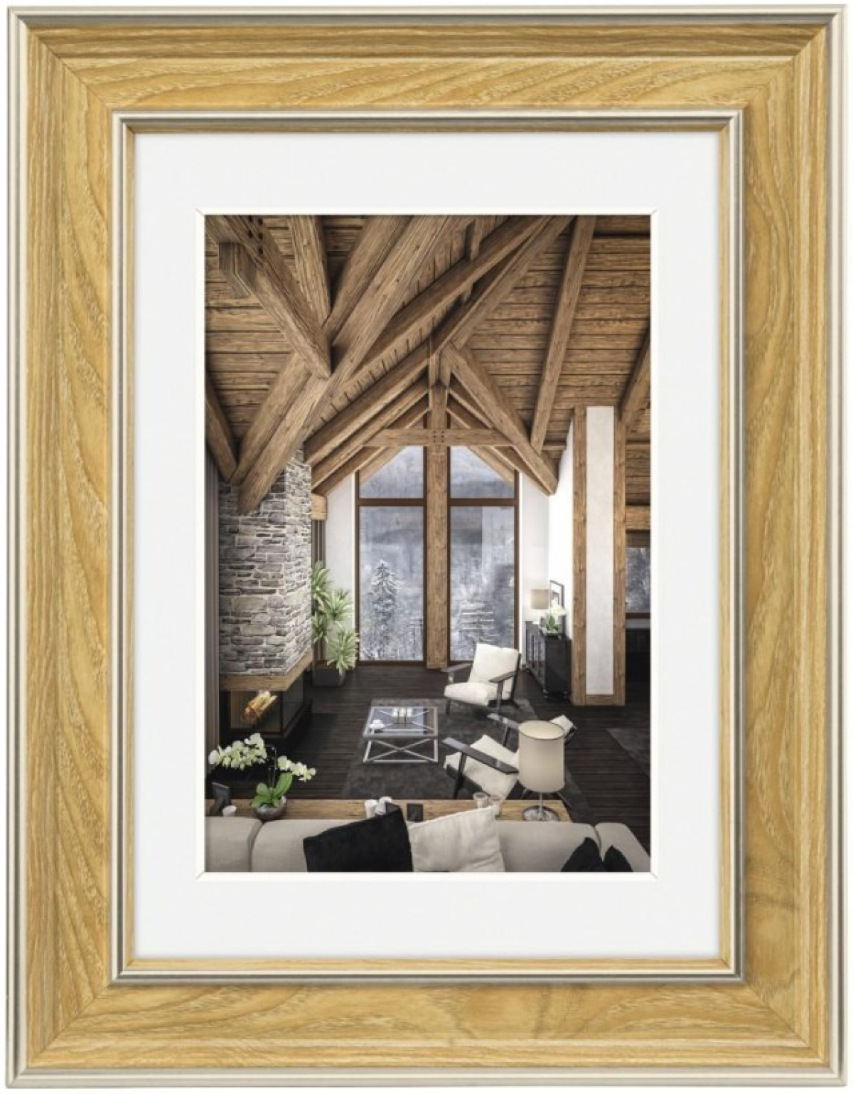 Аксесоар за фотоапарат HAMA Рамка за снимки, Rustic, 20 x 30 см, пластмасова, дъбна ниска цена с бърза доставка - BestPC.BG