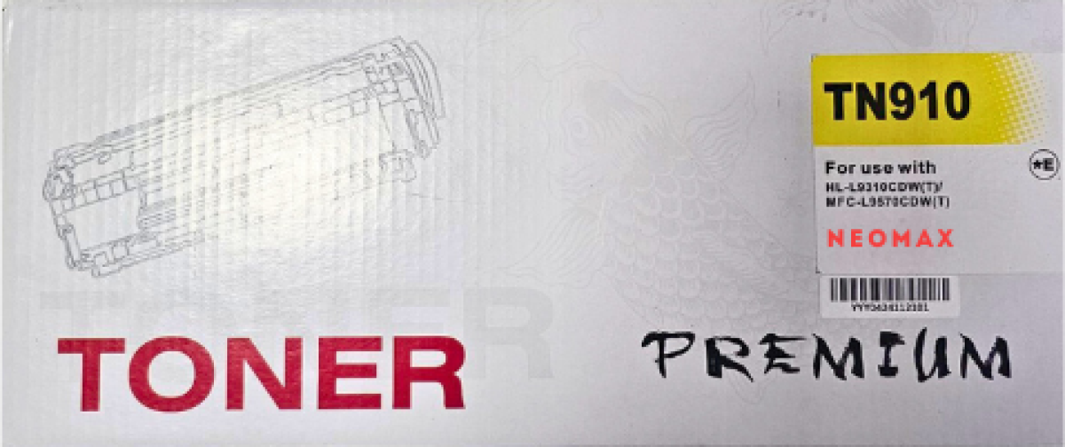Тонер за лазерен принтер КАСЕТА ЗА BROTHER HL L9310CDW/MFC L9570CDW - Yellow - TN910Y (TN-910Y) - PN BT-TN910Y - NEOMAXна ниска цена с бърза доставка - BestPC.BG