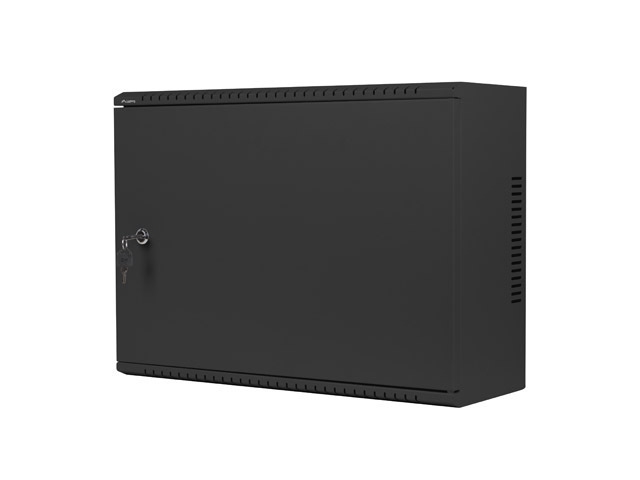 Шкаф за техника - Rack Lanberg rack cabinet 19" wall-mount 4U+3u-540x200 low-profile black (assembled)на ниска цена с бърза доставка - BestPC.BG