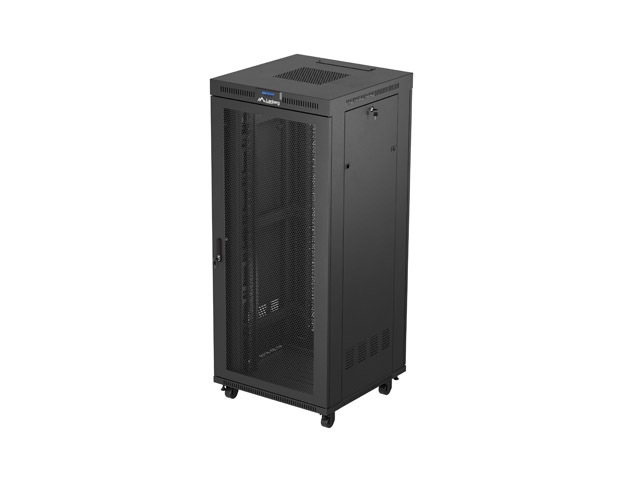 Шкаф за техника - Rack Lanberg rack cabinet 19" free-standing 37U-600X800 (FLAT PACK) with mesh door LCD blackна ниска цена с бърза доставка - BestPC.BG