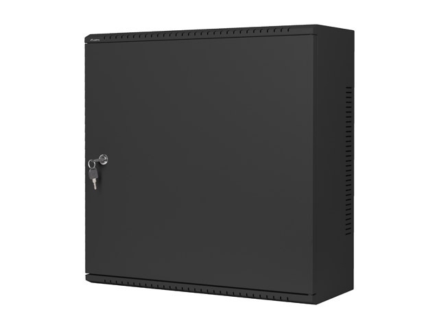 Шкаф за техника - Rack Lanberg rack cabinet 19" wall-mount 6U+3u-540x200 low-profile black (assembled)на ниска цена с бърза доставка - BestPC.BG