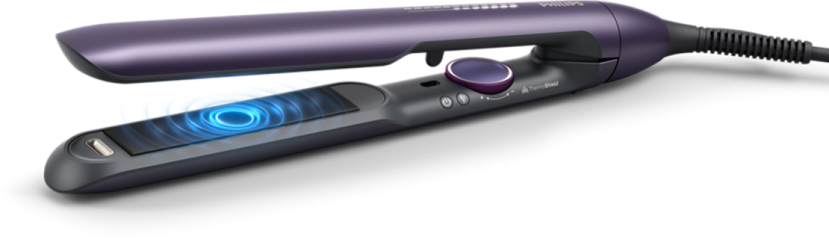 PHILIPS Преса за коса, серия 7000 - 110-240 V, 50% по-бързо изправяне, Технология ThermoShieldна ниска цена с бърза доставка - BestPC.BG