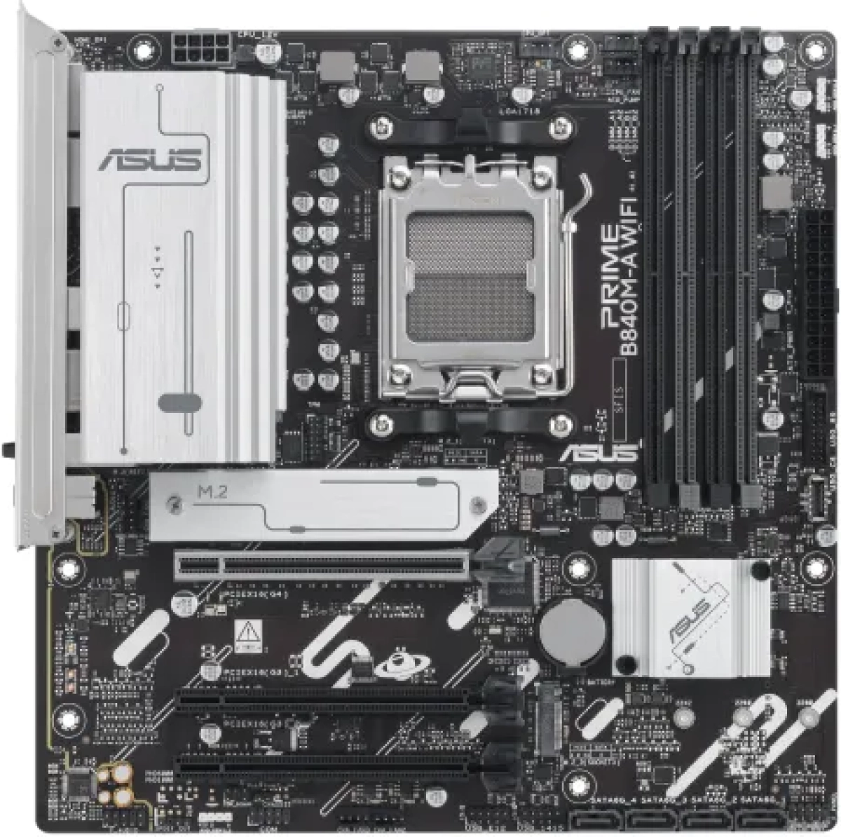Дънна платка ASUS PRIME B840M-A - AM5, 4 x DIMM слота, Максимален капацитет на паметта до 256 GB, micro-ATXна ниска цена с бърза доставка - BestPC.BG