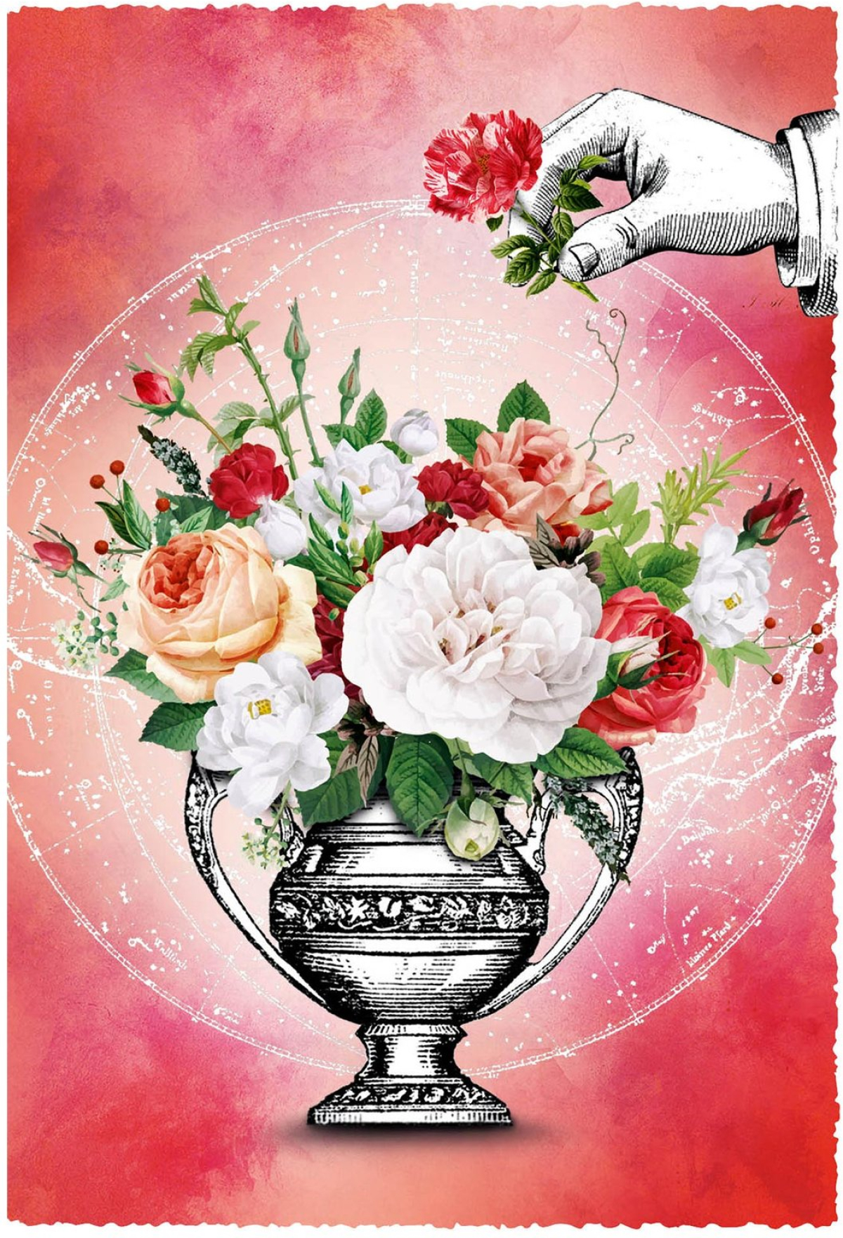 Продукт Gespaensterwald Картичка Silver Line, ваза с цветяна ниска цена с бърза доставка - BestPC.BG