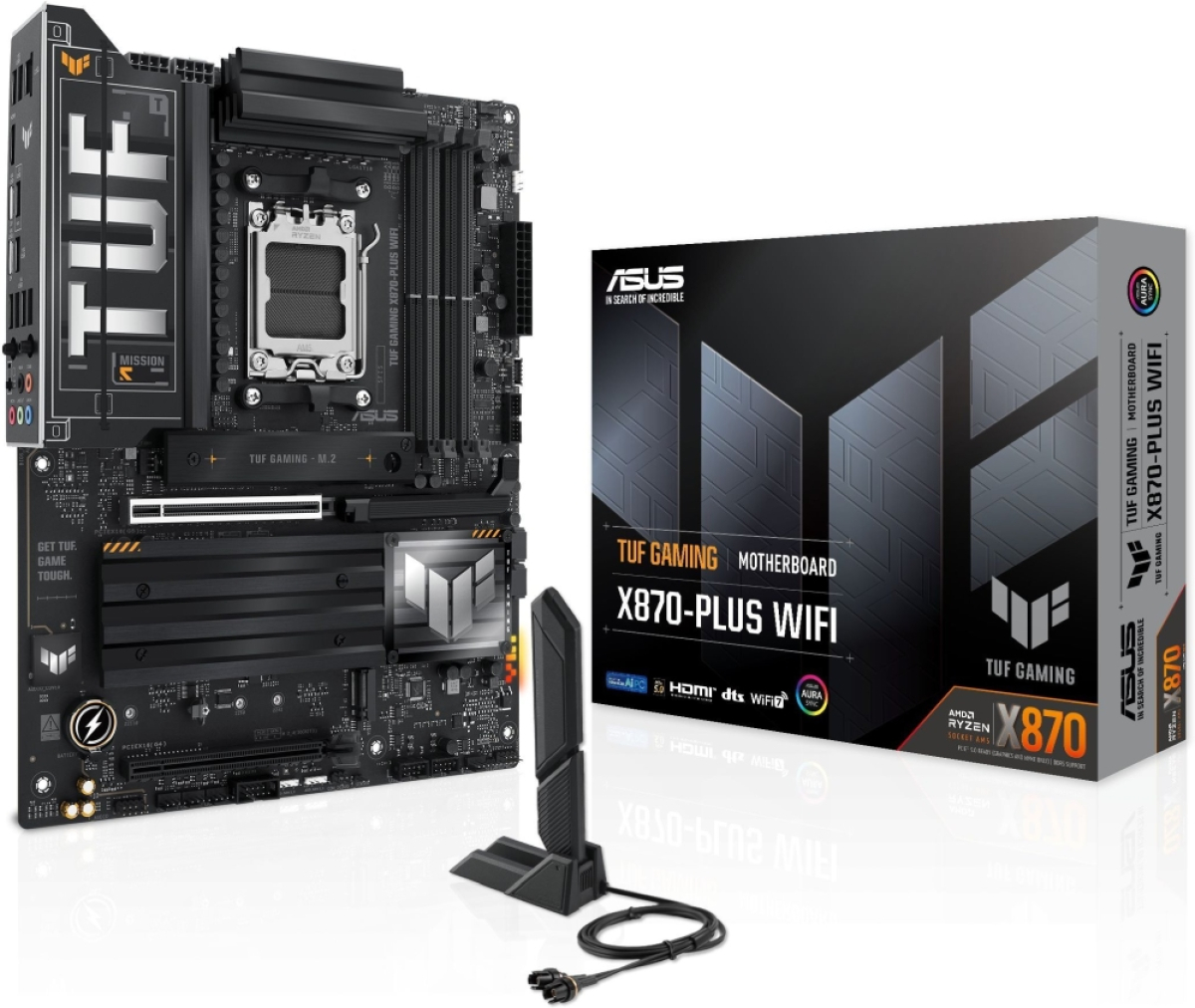 Дънна платка Asus TUF Gaming X870 Plus Wi-Fiна ниска цена с бърза доставка - BestPC.BG