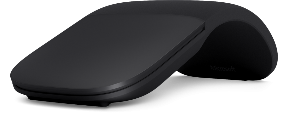 Безжична мишка Microsoft Surface Arc - Bluetooth - 1000 dpi - Чернана ниска цена с бърза доставка - BestPC.BG