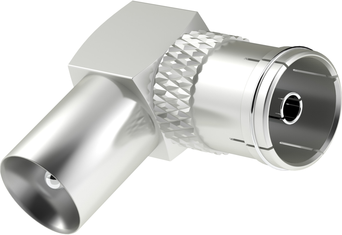 Конектор / букса HAMA Адаптер за антена, коаксиален 90, мъжко - женскона ниска цена с бърза доставка - BestPC.BG