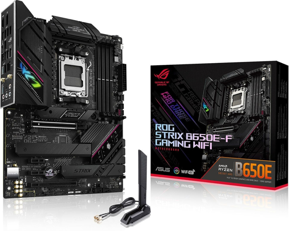 Дънна платка Asus ROG Strix B650E-F Gaming Wi-Fiна ниска цена с бърза доставка - BestPC.BG