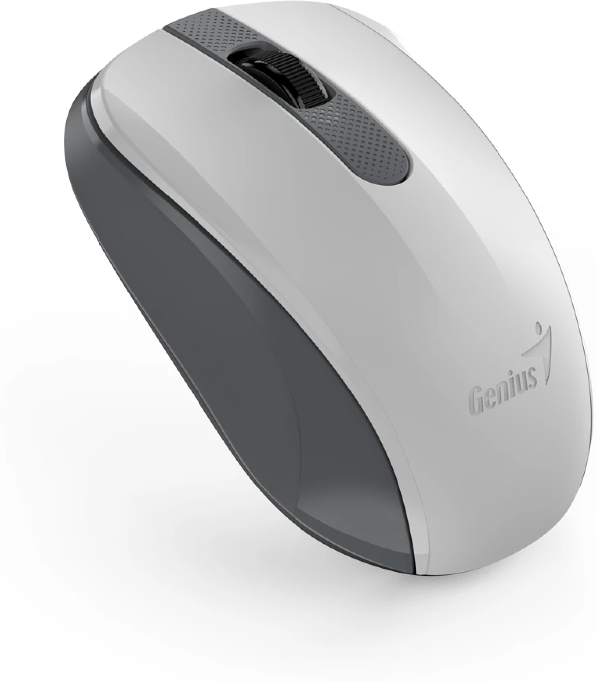 Genius безжина безшумна мишка Wireless Silent Mouse - NX-8008S Бяла/Сива - Silent, 2.4GHzна ниска цена с бърза доставка - BestPC.BG