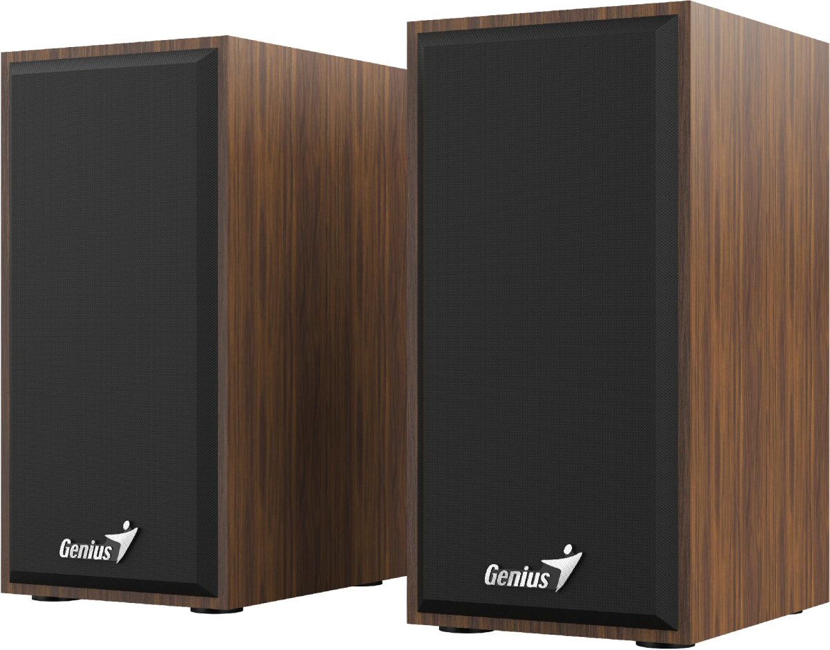 Озвучителна система Genius тонколони Speakers 2.0 - SP-HF180 - 6W, USB, Woodна ниска цена с бърза доставка - BestPC.BG