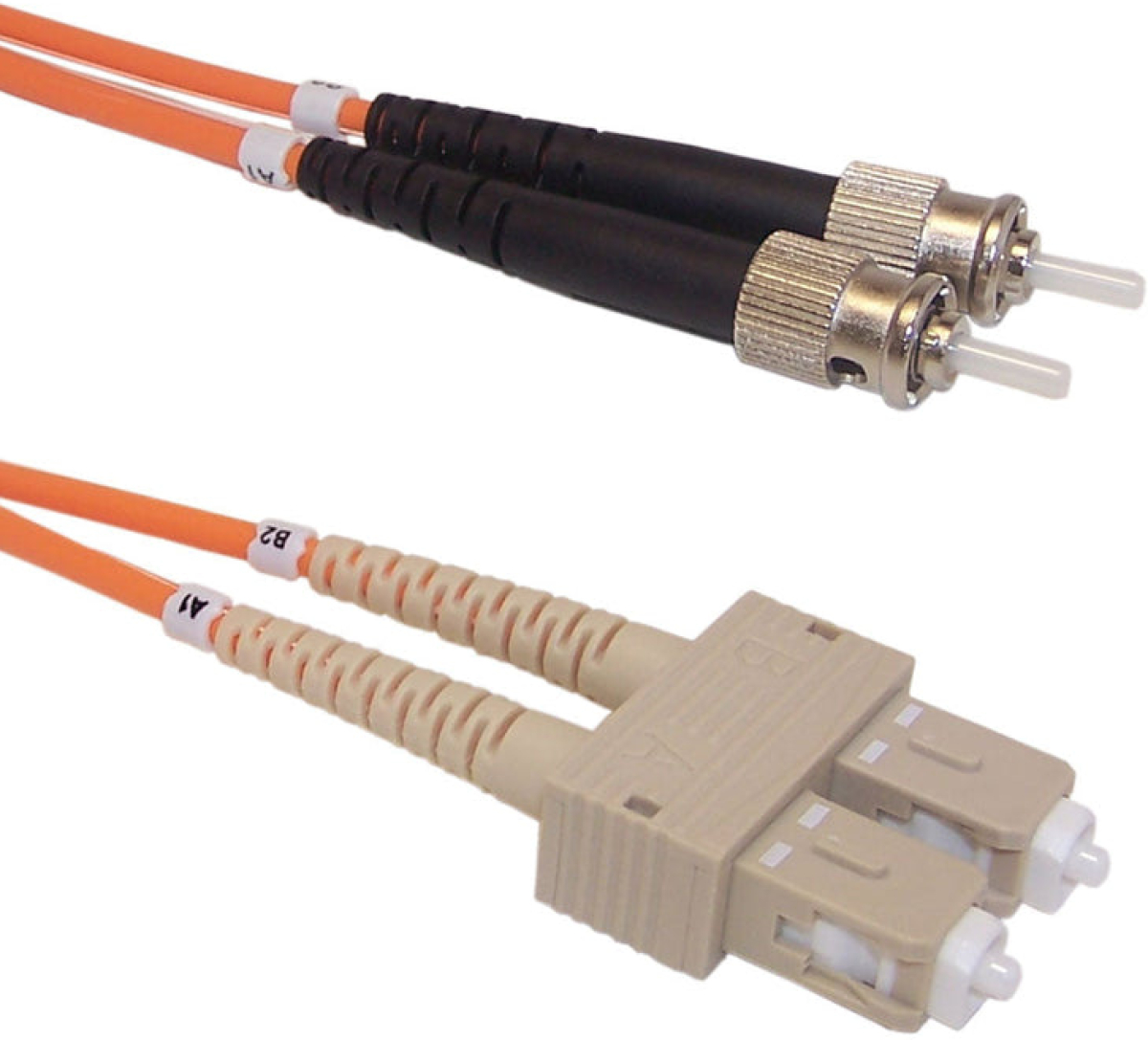 Оптична пач корда SC-ST мултимод OM2 дуплекс 3мм оптичен пач кабел — 1.5 метрана ниска цена с бърза доставка - BestPC.BG
