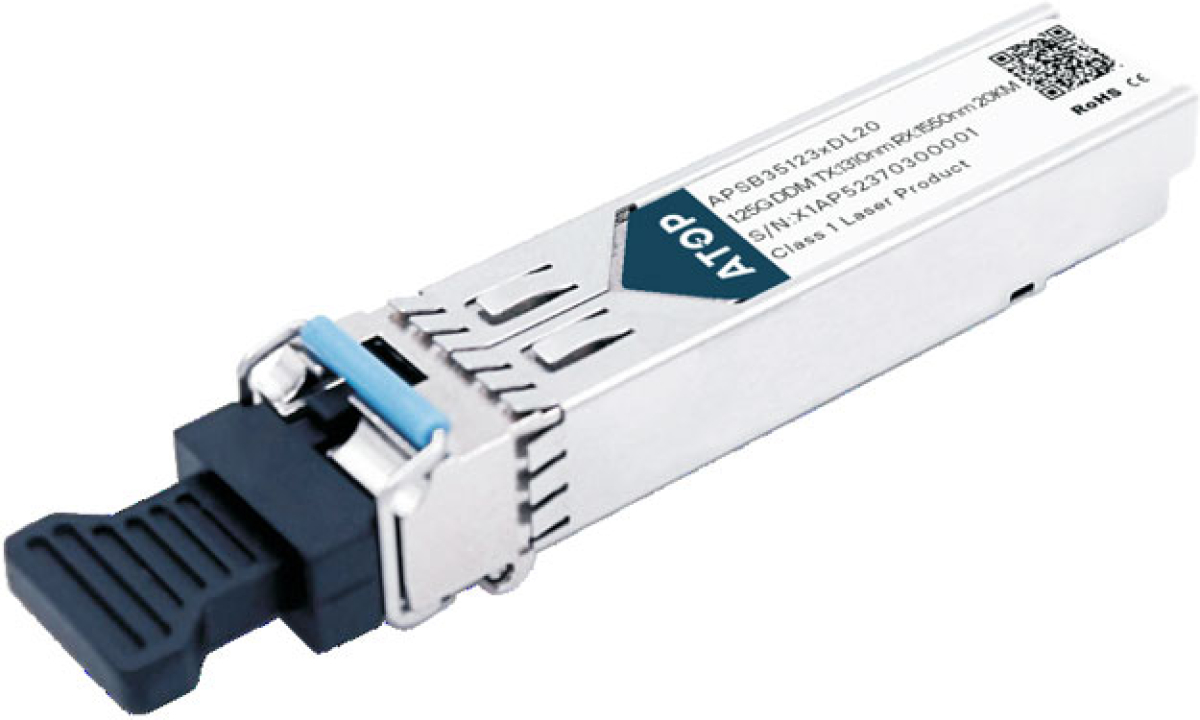 SFP Модул BIDI Atop technology по едно влакно, 1.25G, 1310, LC, 20km, DDMIна ниска цена с бърза доставка - BestPC.BG