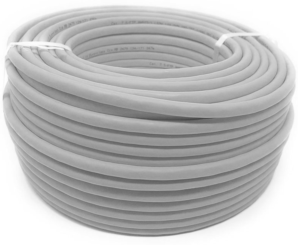 CAT 6 stranded cable, U-UTP, grey, CU, 100 mна ниска цена с бърза доставка - BestPC.BG