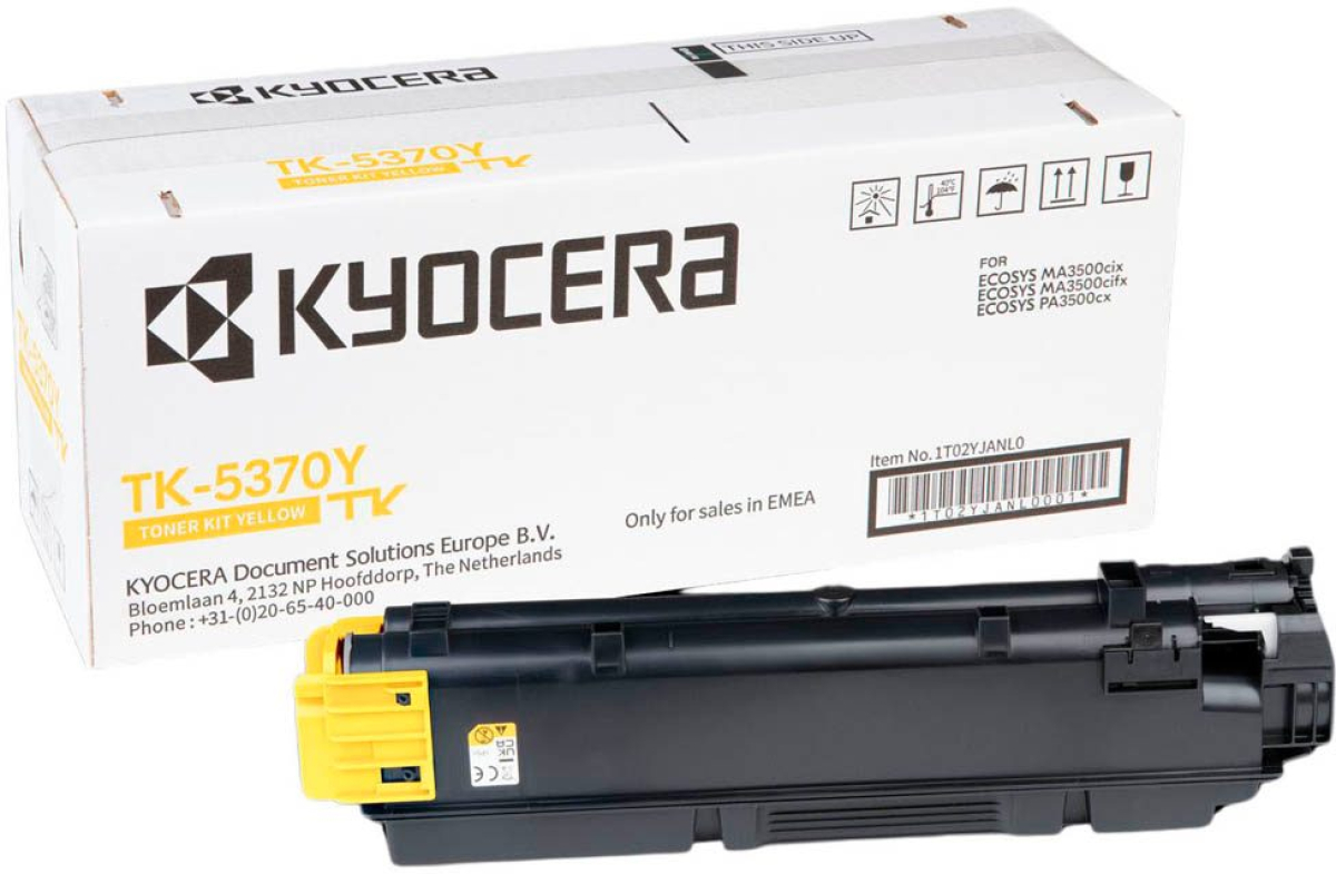 Тонер касета Kyocera TK-5370Y, жълтана ниска цена с бърза доставка - BestPC.BG