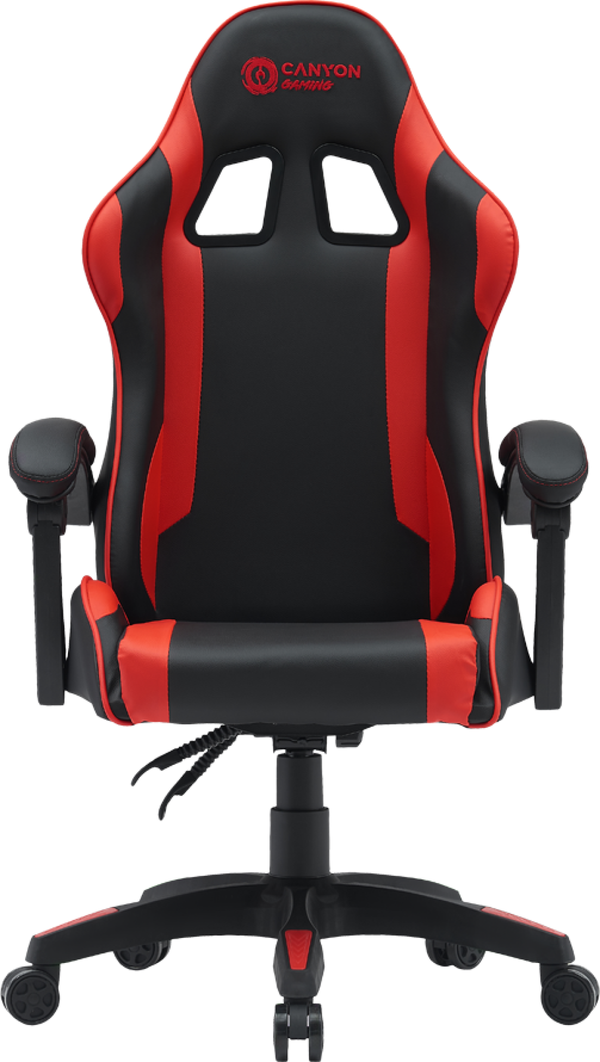 Геймърски стол CANYON gaming chair Core SGCH2 Черен/Червенна ниска цена с бърза доставка - BestPC.BG