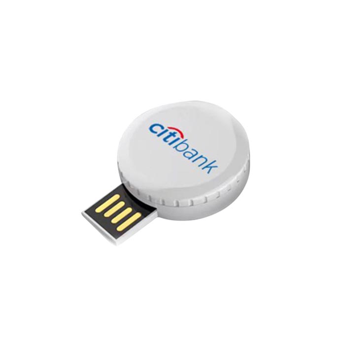 USB флаш памет Turn Roung, 32 GB, USB 2.0, бялана ниска цена с бърза доставка - BestPC.BG
