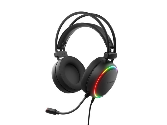 Слушалки Genesis Headset Neon 613 G2 With Microphone RGB Illumination, чернина ниска цена с бърза доставка - BestPC.BG