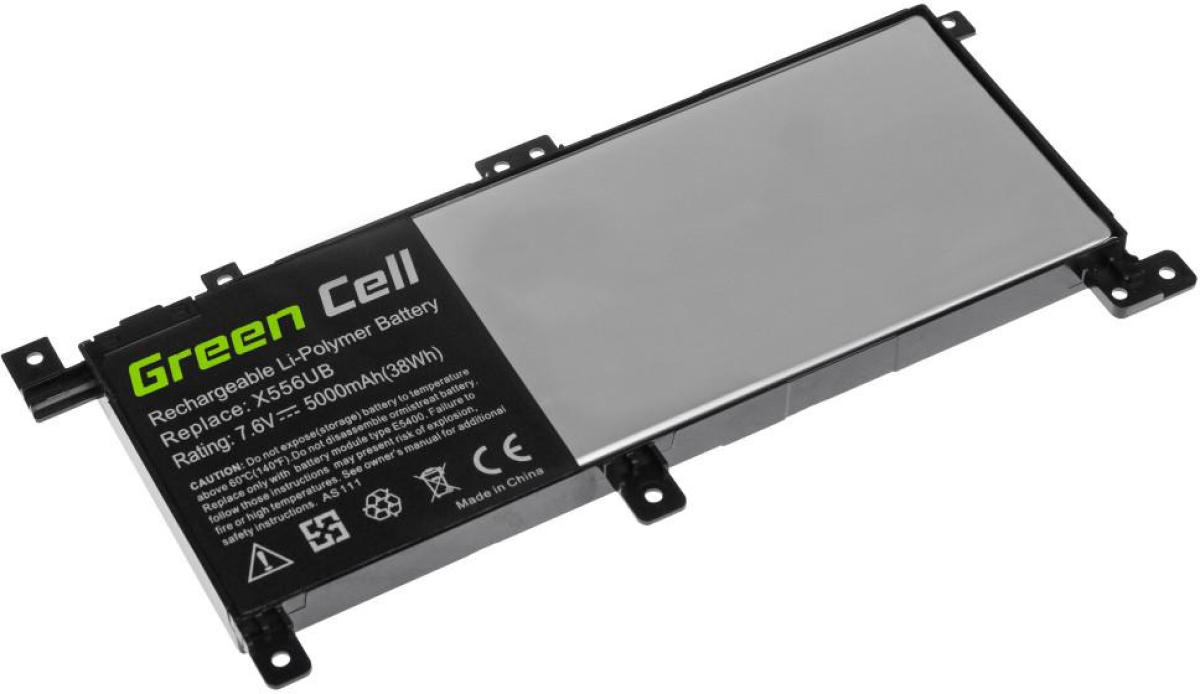 Батерия за лаптоп ASUS X556U X556UV AS111 C21N1509 - 7.6 V, 4100 mAh, GREEN CELLна ниска цена с бърза доставка - BestPC.BG