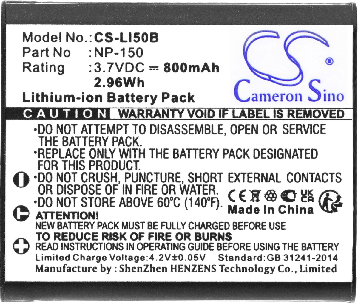Аксесоар за фотоапарат Батерия за апарат Cameron Sino 3.7V 800mAh, LiIon , OLYMPUS Li50на ниска цена с бърза доставка - BestPC.BG
