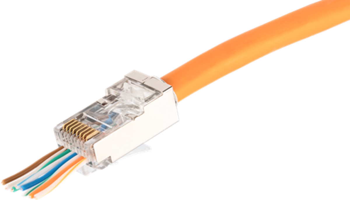 RJ45/8P8C конектор за кабел STP Cat.5e 100 MHz, NMC-RJ88RZ50SD1-PT-100на ниска цена с бърза доставка - BestPC.BG