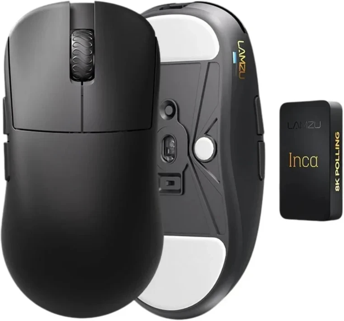 Lamzu професионална геймърска мишка INCA 8K - Wireless Gaming Mouse - Чернана ниска цена с бърза доставка - BestPC.BG
