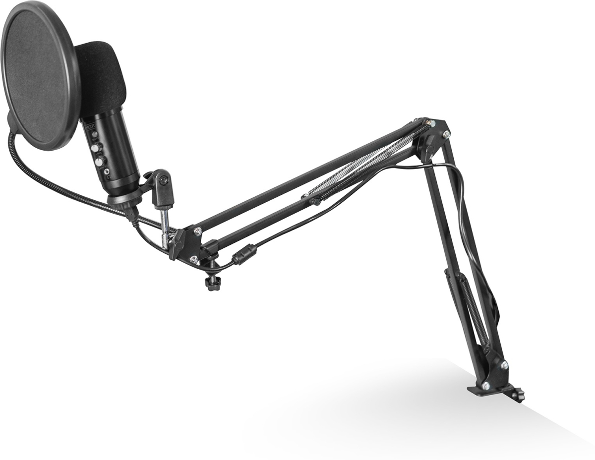 Микрофон DIGITUS DA-20301 :: USB кондензаторен микрофон, професионален, 1.5 мна ниска цена с бърза доставка - BestPC.BG