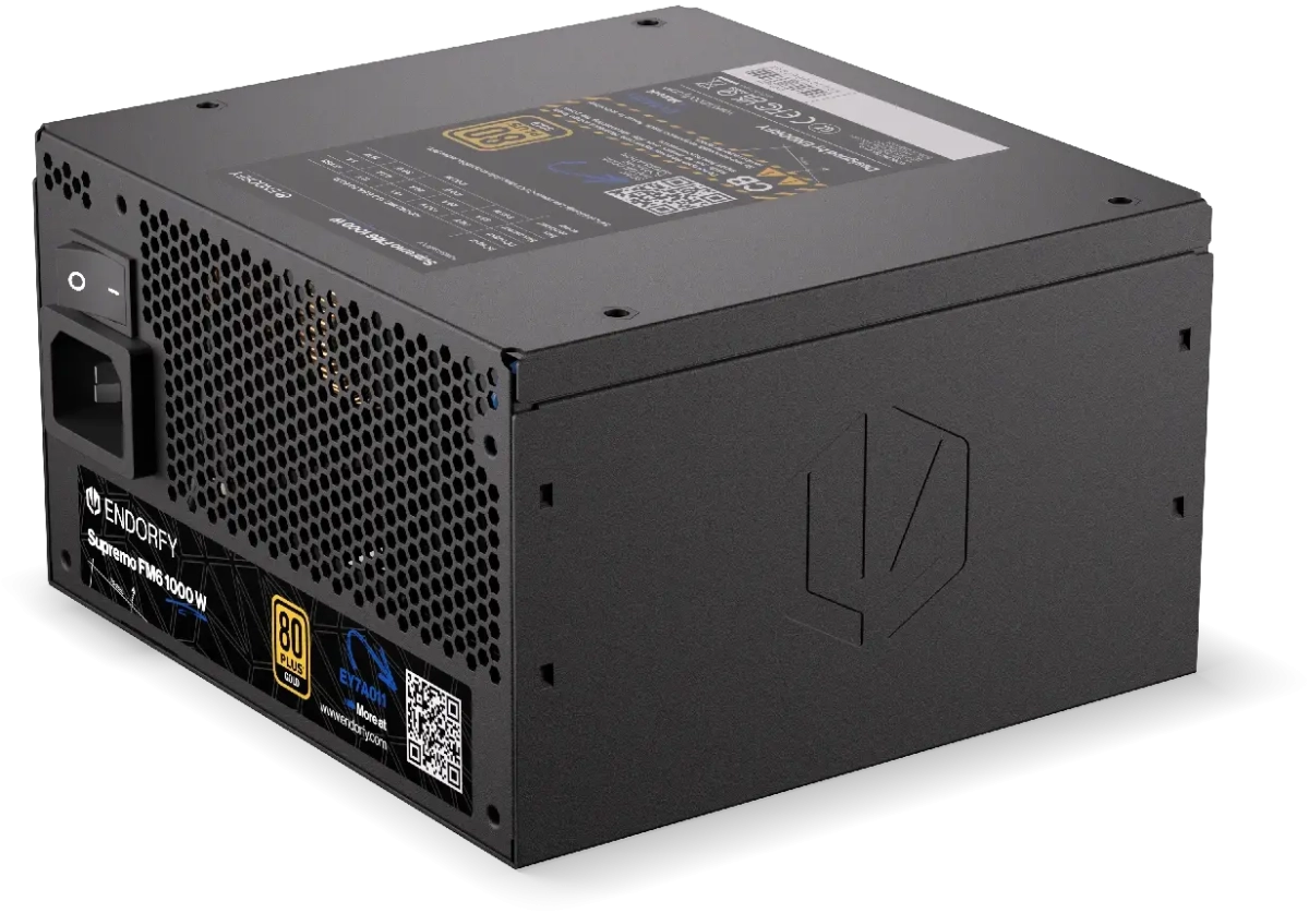 Захранващ блок Endorfy Supremo FM6 1000W 80+ Gold, PCIe 5.1 - Fully Modularна ниска цена с бърза доставка - BestPC.BG